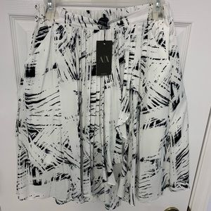 Black and white skirt